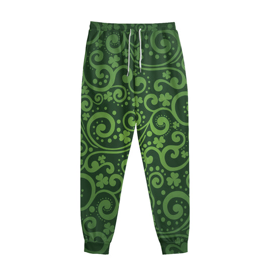 Green Irish Saint Patrick's Day Print Sweatpants