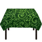 Green Irish Saint Patrick's Day Print Tablecloth