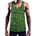 Green Irish Saint Patrick's Day Print Men's Workout Tank Top