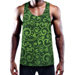 Green Irish Saint Patrick's Day Print Training Tank Top