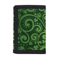 Green Irish Saint Patrick's Day Print Trifold Wallet