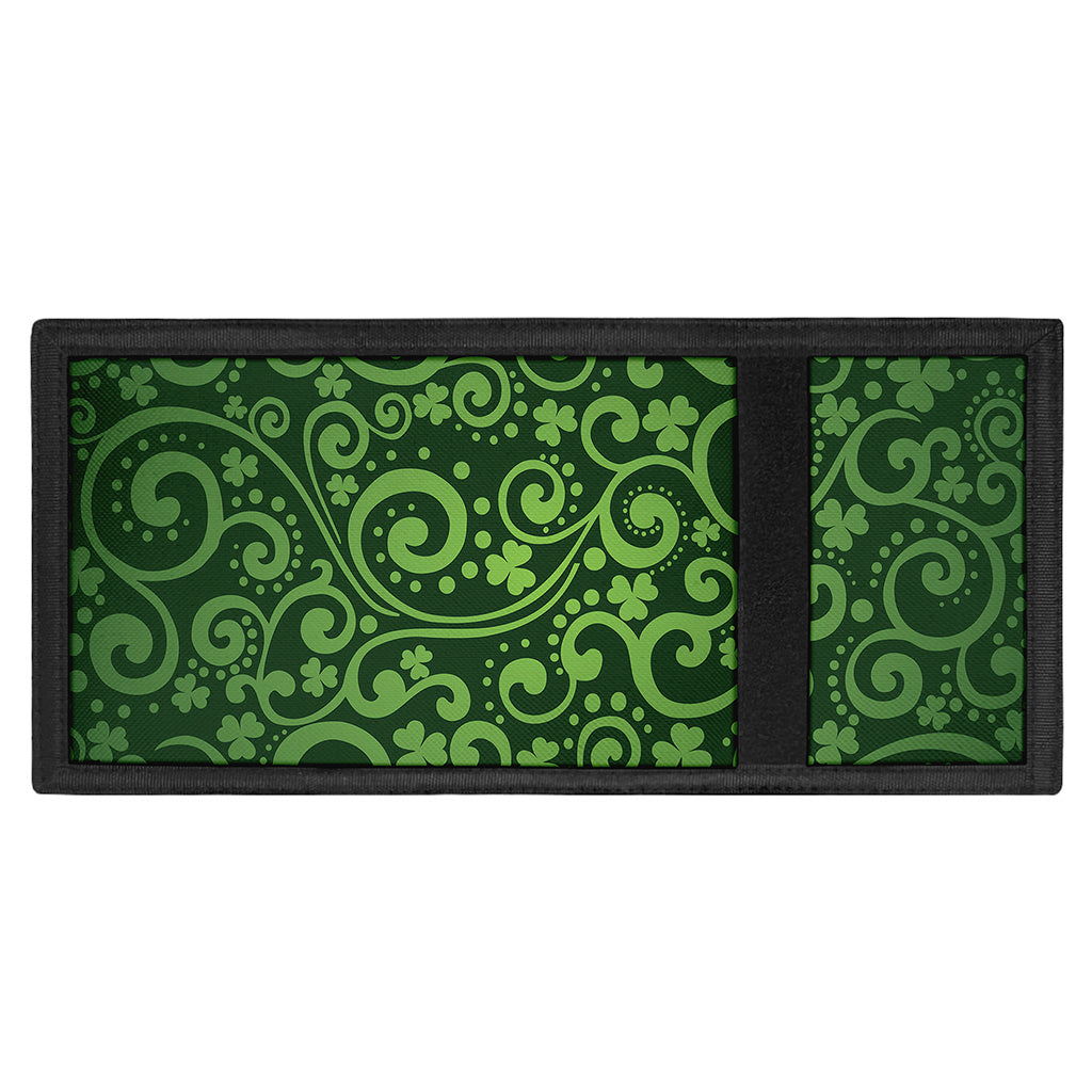 Green Irish Saint Patrick's Day Print Trifold Wallet