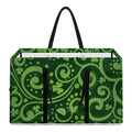 Green Irish Saint Patrick's Day Print Utility Tote Bag