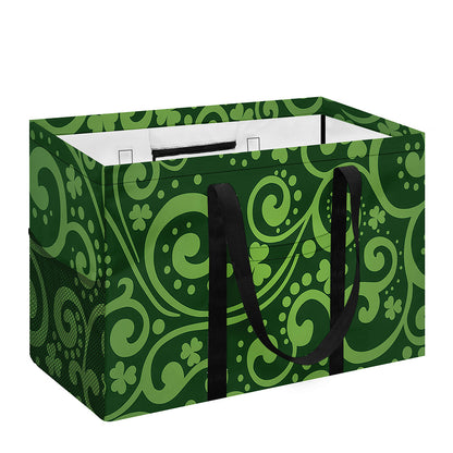 Green Irish Saint Patrick's Day Print Utility Tote Bag