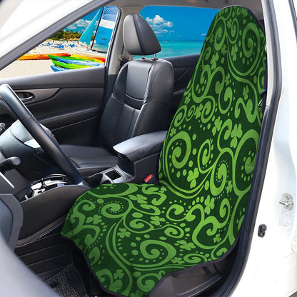 Green Irish Saint Patrick's Day Print Waterproof Car Seat Cover