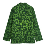 Green Irish Saint Patrick's Day Print Women's Blazer