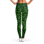 Green Irish Saint Patrick's Day Print Women's Leggings