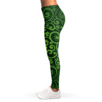 Green Irish Saint Patrick's Day Print Women's Leggings