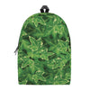 Green Ivy Leaf Pattern Print Backpack