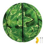 Green Ivy Leaf Pattern Print Basketball