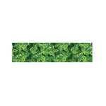Green Ivy Leaf Pattern Print Bed Runner