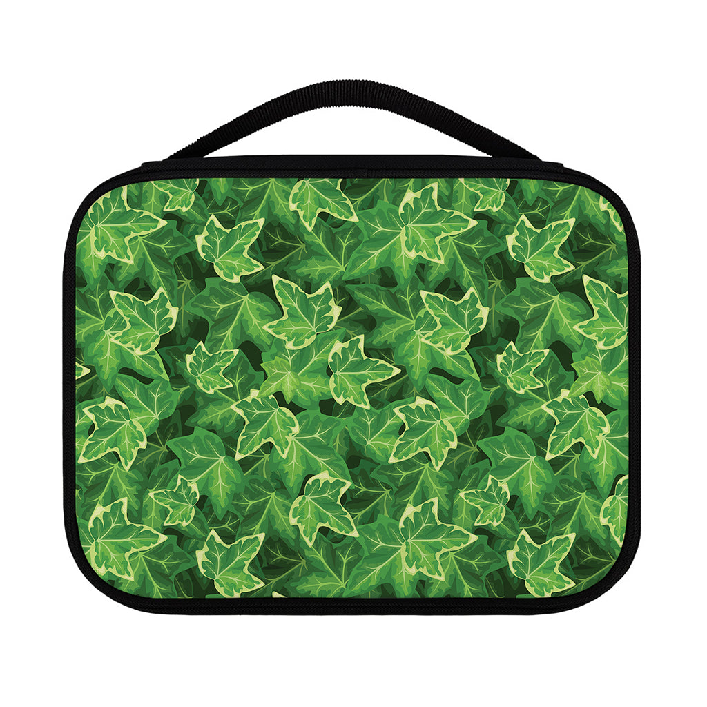 Green Ivy Leaf Pattern Print Classic Bible Case