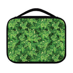 Green Ivy Leaf Pattern Print Classic Bible Case
