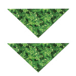 Green Ivy Leaf Pattern Print Dog Bandana