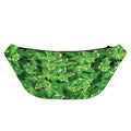 Green Ivy Leaf Pattern Print Fanny Pack