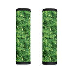 Green Ivy Leaf Pattern Print Handle Covers