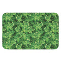 Green Ivy Leaf Pattern Print Indoor Door Mat