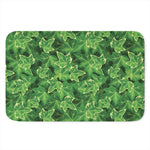 Green Ivy Leaf Pattern Print Indoor Door Mat