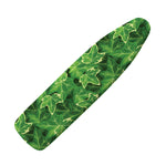 Green Ivy Leaf Pattern Print Ironing Board Cover