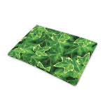 Green Ivy Leaf Pattern Print Pet Cooling Mat Cover