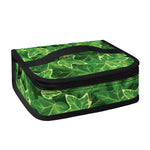 Green Ivy Leaf Pattern Print Small Lunch Bag