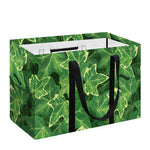 Green Ivy Leaf Pattern Print Utility Tote Bag