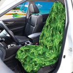 Green Ivy Leaf Pattern Print Waterproof Car Seat Cover