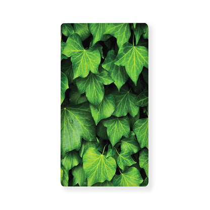 Green Ivy Leaf Print Baby Crib Sheet