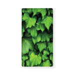 Green Ivy Leaf Print Baby Crib Sheet