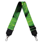Green Ivy Leaf Print Bag Strap