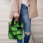 Green Ivy Leaf Print Bible Tote Bag