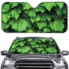 Green Ivy Leaf Print Car Windshield Sun Shade