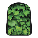 Green Ivy Leaf Print Casual Backpack
