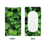 Green Ivy Leaf Print Changing Pad Cover