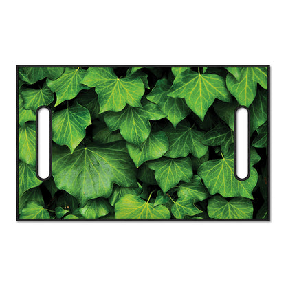 Green Ivy Leaf Print Golf Cart Seat Cover
