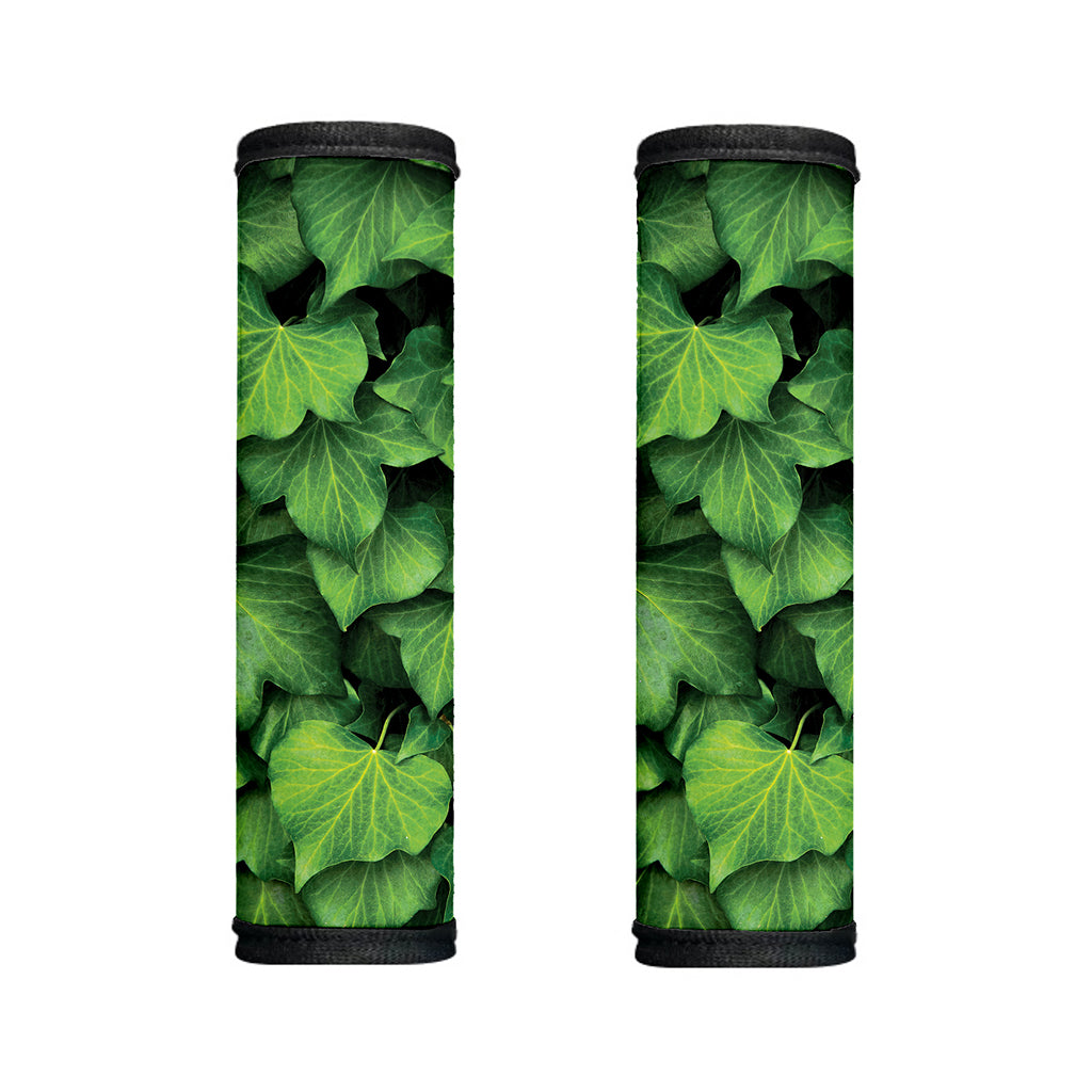 Green Ivy Leaf Print Handle Covers