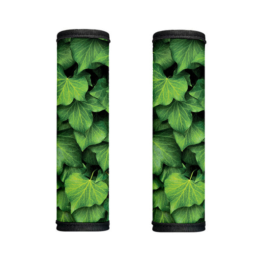 Green Ivy Leaf Print Handle Covers