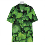 Green Ivy Leaf Print Hawaiian Shirt