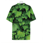 Green Ivy Leaf Print Hawaiian Shirt