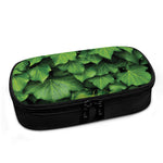 Green Ivy Leaf Print Insulin Cooler Travel Case