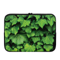 Green Ivy Leaf Print Laptop Sleeve
