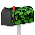 Green Ivy Leaf Print Mailbox Cover