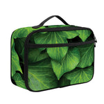 Green Ivy Leaf Print Portable Lunch Bag