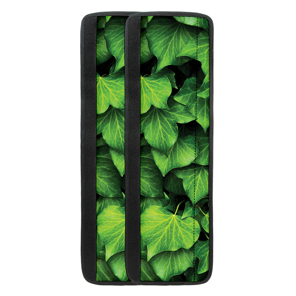 Green Ivy Leaf Print Refrigerator Handle Covers