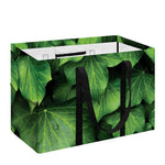 Green Ivy Leaf Print Utility Tote Bag