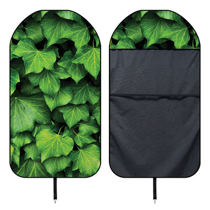 Green Ivy Leaf Print Waterproof Car Seat Cover