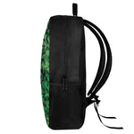 Green Ivy Wall Print 17 Inch Backpack