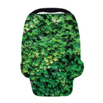 Green Ivy Wall Print Baby Seat Cover