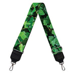 Green Ivy Wall Print Bag Strap