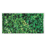 Green Ivy Wall Print Beach Towel